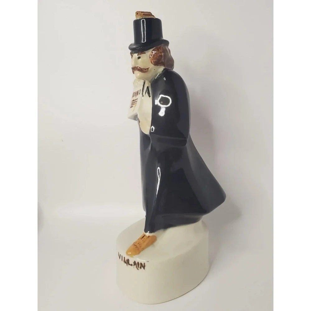 Vintage Royal Enfield Villain No 185 Porcelain Liquor‎ Decanter Kentucky Whiskey